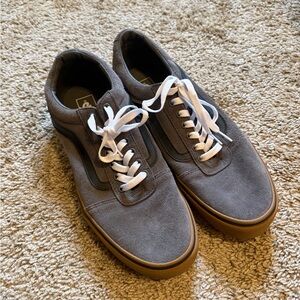 Gray Suede Men's Vans Sneakers